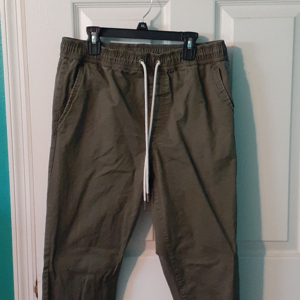 Forever 21 green joggers